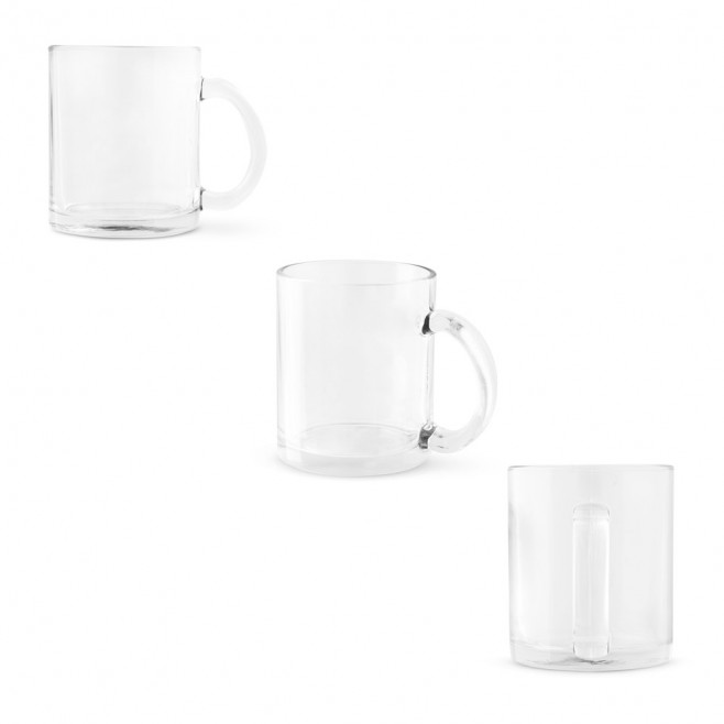 Caneca de Vidro 350ml Personalizada Caneca de Vidro 350ml Personalizada