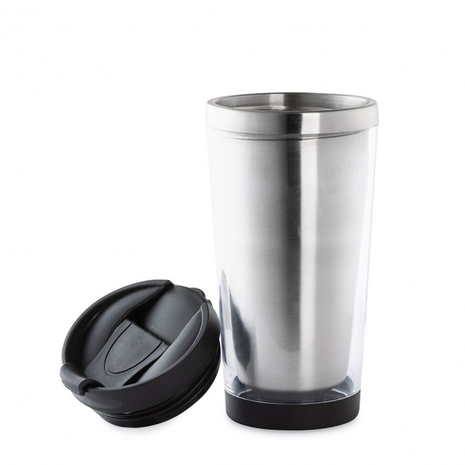 Caneca Inox 500ml Porta Foto Personalizada Caneca Inox 500ml Porta Foto Personalizada