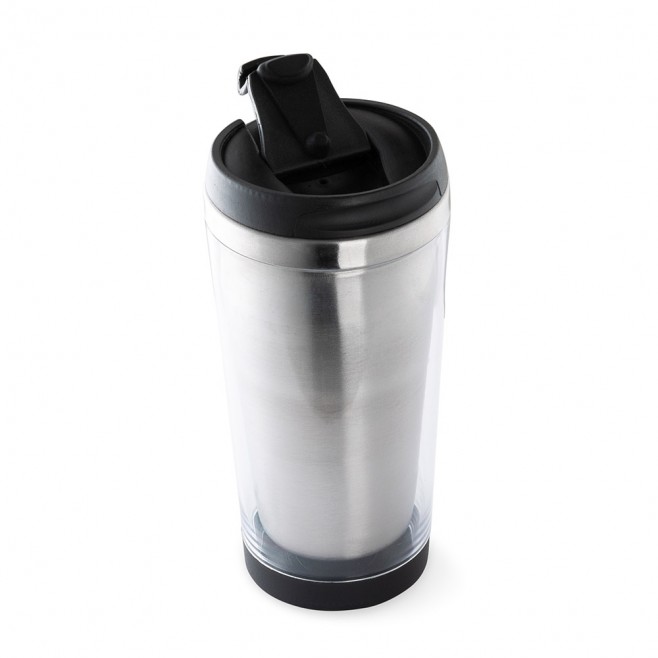 Caneca Inox 500ml Porta Foto Personalizada Caneca Inox 500ml Porta Foto Personalizada