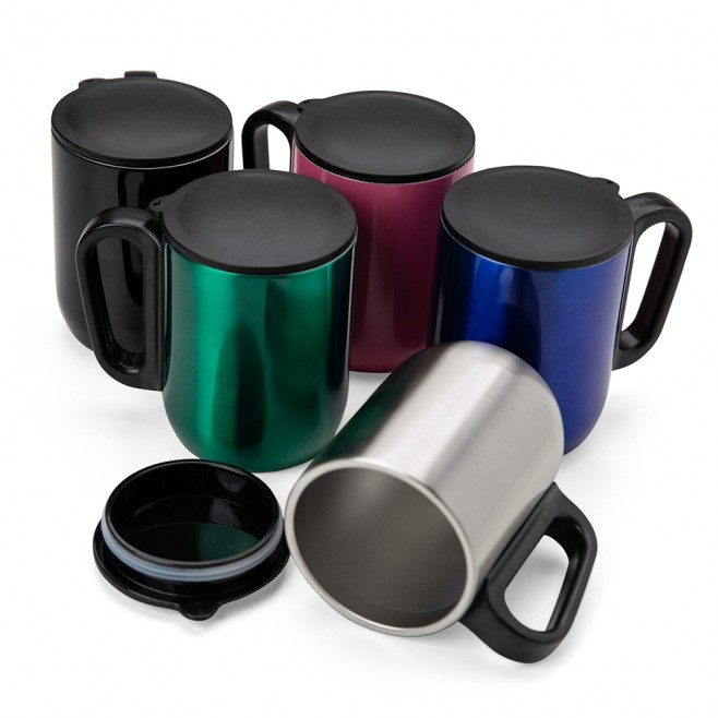 Caneca Inox Parede Dupla 230ml Personalizada Caneca Inox Parede Dupla 230ml Personalizada