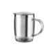 Caneca Plástica Com Aço Inox 400ml Personalizada com Logo Caneca Plástica Com Aço Inox 400ml Personalizada com Logo