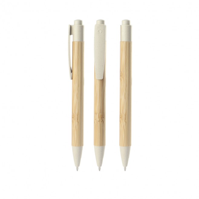 Caneta Bambu Ecológica Personalizada com Logo Caneta Bambu Ecológica Personalizada com Logo