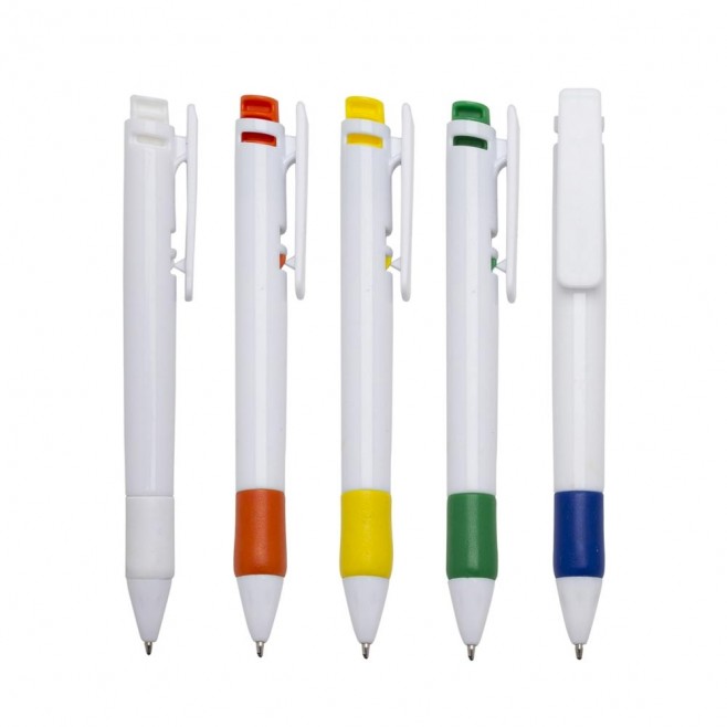Caneta Corporativa de Plástico Personalizada Com Logo Caneta Corporativa de Plástico Personalizada Com Logo