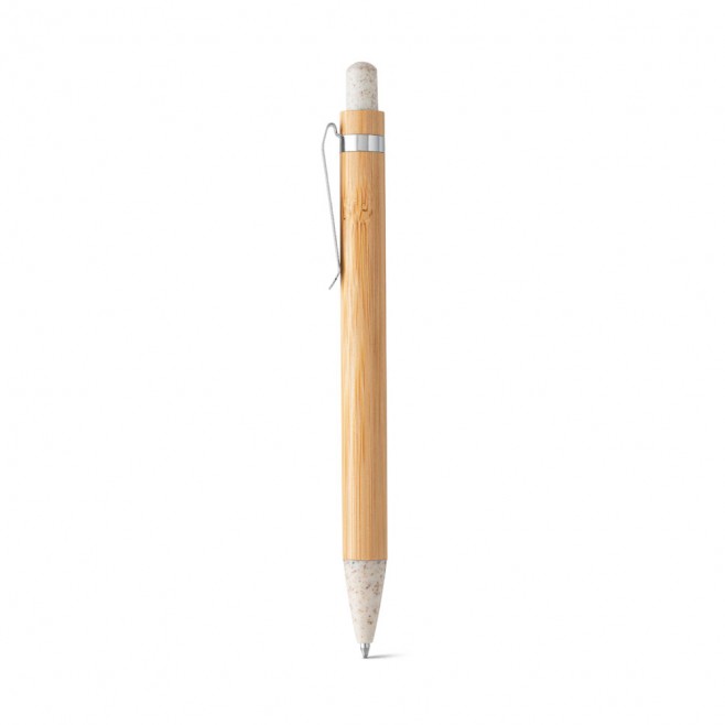 Caneta de Bambu e Fibra de Trigo Personalizada Caneta de Bambu e Fibra de Trigo Personalizada