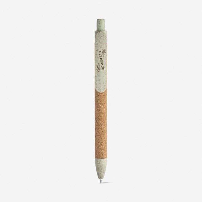 Caneta de Cortiça e Fibra de Trigo Personalizada Caneta de Cortiça e Fibra de Trigo Personalizada