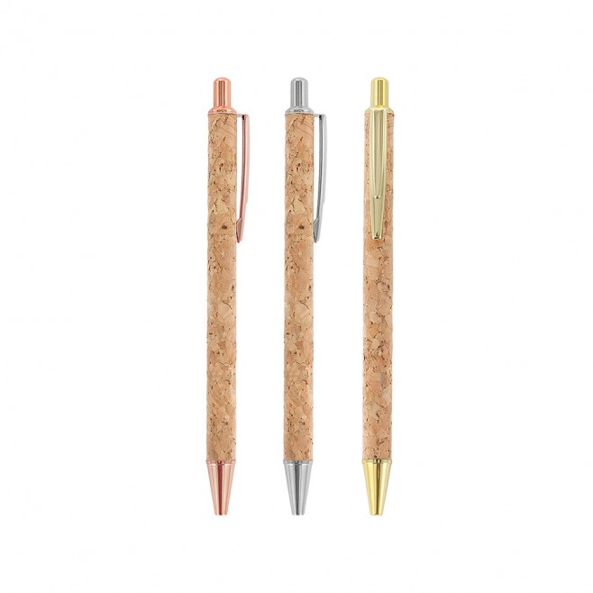 Caneta de Cortiça e Fibra de Trigo Personalizada Caneta de Cortiça e Fibra de Trigo Personalizada