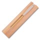 Caneta Ecológica de Bambu com Estojo Personalizada Caneta Ecológica de Bambu com Estojo Personalizada