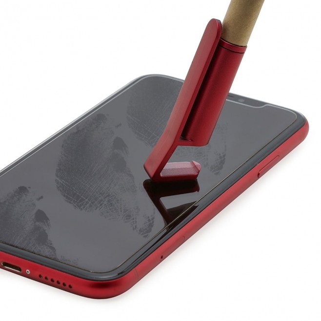 Caneta Ecológica Touch Com Suporte Para Celular Personalizada Caneta Ecológica Touch Com Suporte Para Celular Personalizada