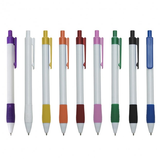 Caneta Plástica de Clique Personalizada Com Logo Caneta Plástica de Clique Personalizada Com Logo