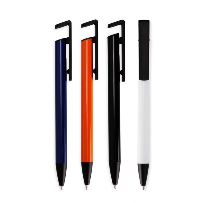 Caneta Semimetal com Suporte Personalizada Caneta Semimetal com Suporte Personalizada