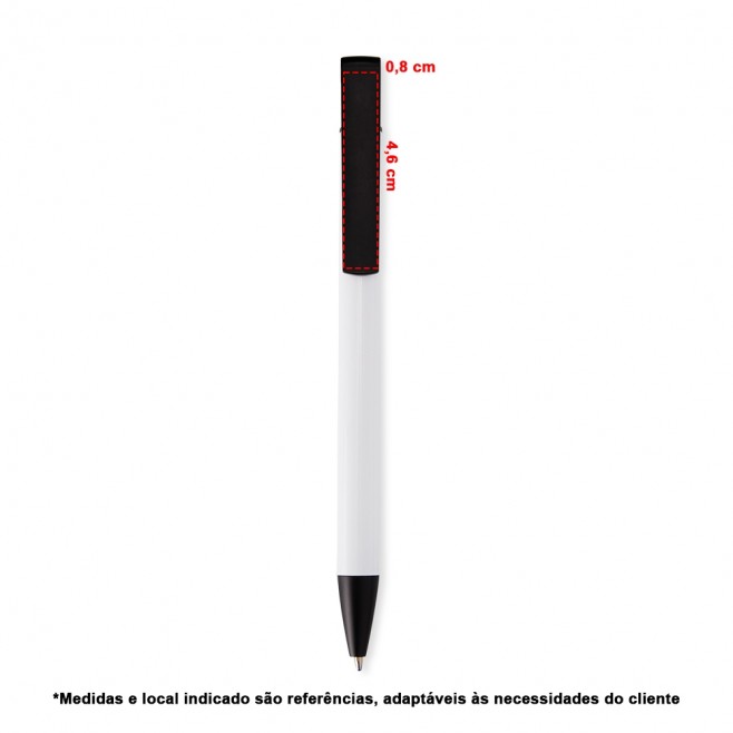 Caneta Semimetal com Suporte Personalizada Caneta Semimetal com Suporte Personalizada