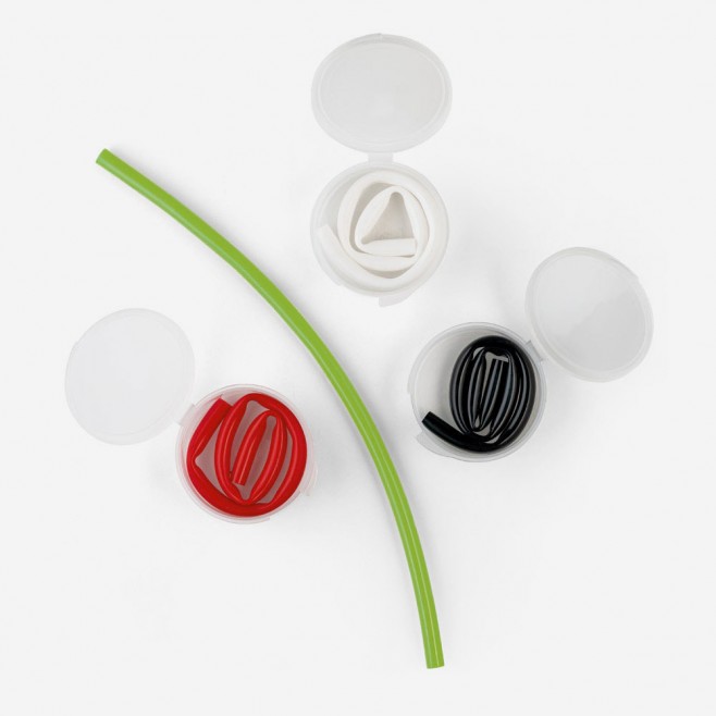 Canudo Reutilizável Dobrável de Silicone Com Estojo Plástico Personalizado Para Brinde Canudo Reutilizável Dobrável de Silicone Com Estojo Plástico Personalizado Para Brinde