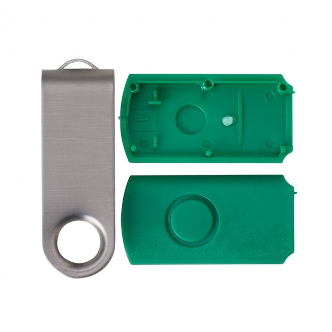 Carcaça Pen Drive Giratório Escovado Personalizado Carcaça Pen Drive Giratório Escovado Personalizado