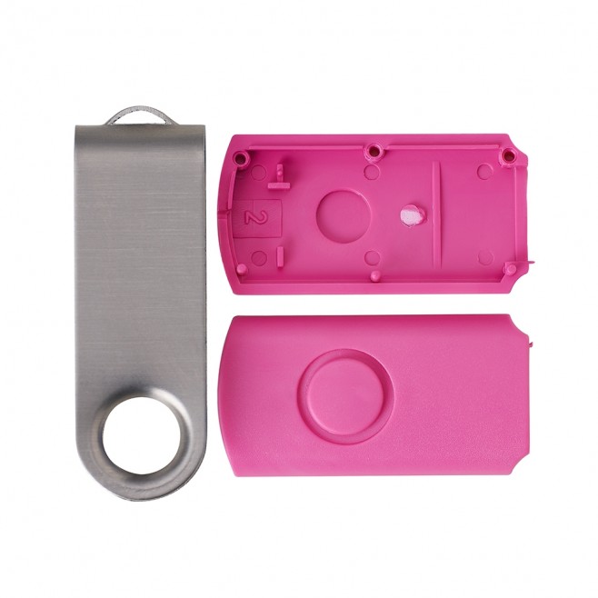Carcaça Pen Drive Giratório Escovado Personalizado Carcaça Pen Drive Giratório Escovado Personalizado
