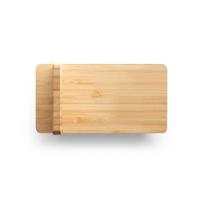 Carregador Portátil em Bambu para Brinde Carregador Portátil em Bambu para Brinde