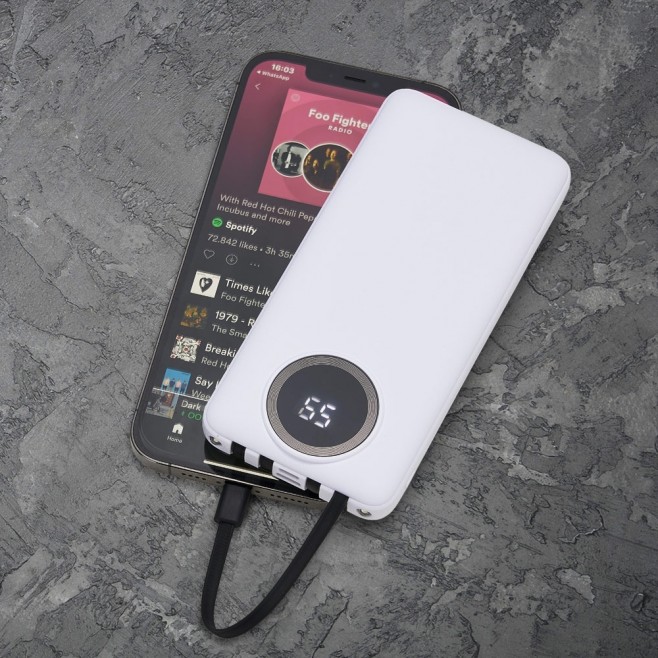 Carregador Portátil Personalizado 10000 mAh Carregador Portátil Personalizado 10000 mAh