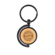 Chaveiro em Metal e Bambu Personalizado Chaveiro em Metal e Bambu Personalizado