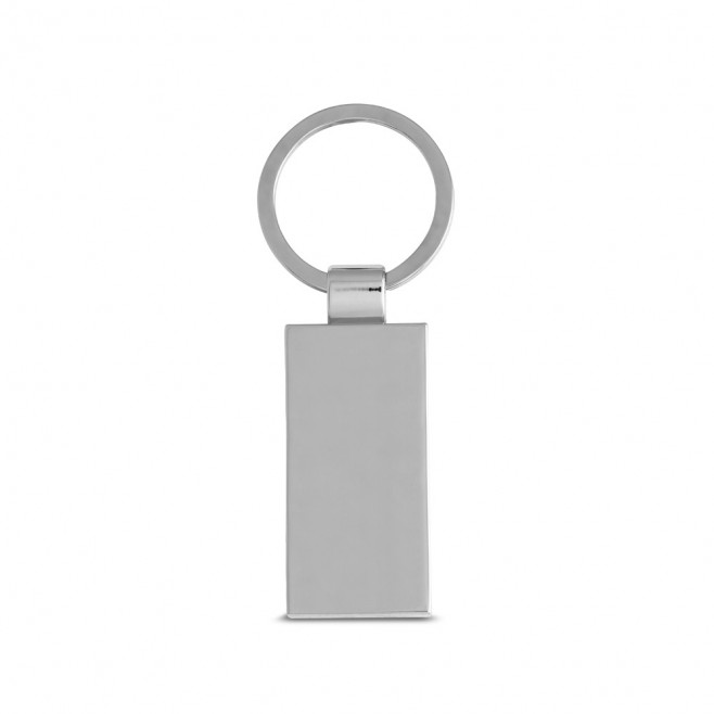 Chaveiro Retangular em Bambu e Metal Personalizado Chaveiro Retangular em Bambu e Metal Personalizado
