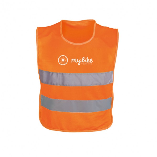 Colete Refletivo Infantil com Logo Colete Refletivo Infantil com Logo