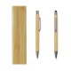 Conjunto Caneta e Lapiseira Bambu Personalizado com Logo Conjunto Caneta e Lapiseira Bambu Personalizado com Logo