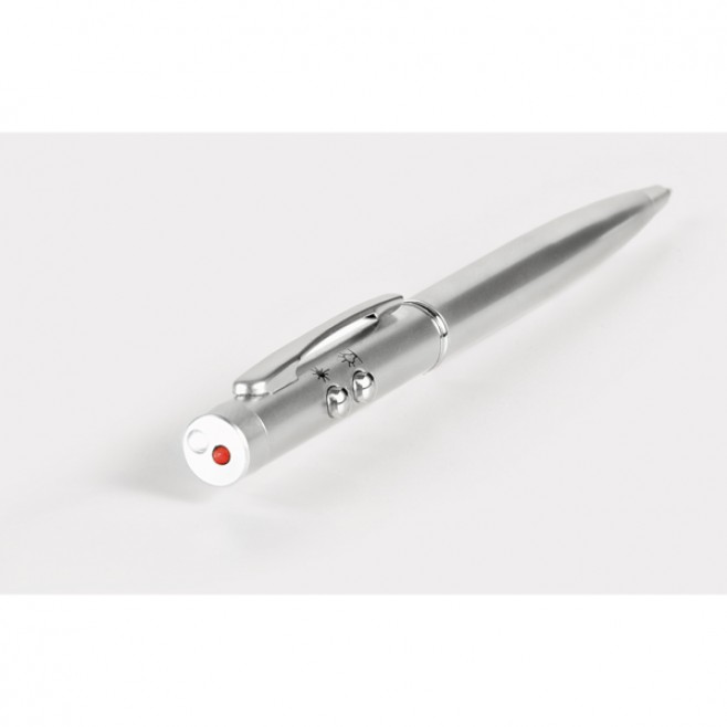 Conjunto de Caneta Metal Laser e LED Com Estojo Conjunto de Caneta Metal Laser e LED Com Estojo