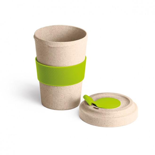 Copo Fibra de Bambu Com Detalhes Plástico PP Copo Fibra de Bambu Com Detalhes Plástico PP