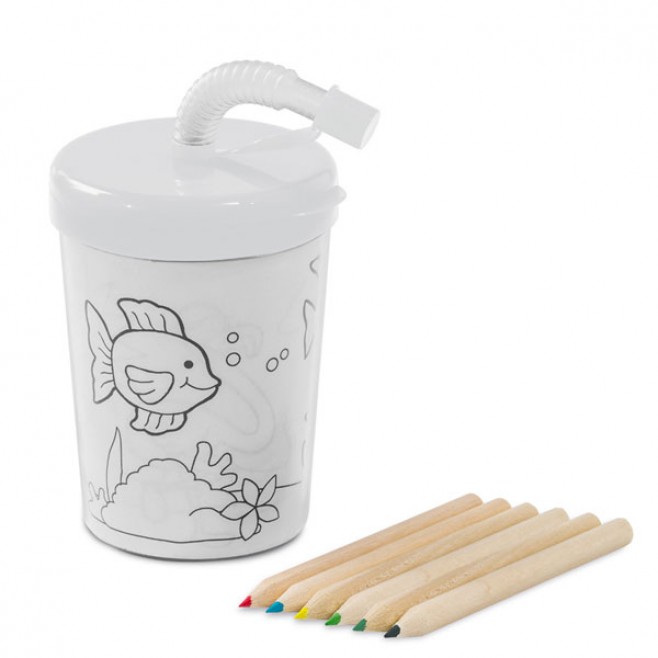 Copo Plástico Infantil Para Colorir Personalizado Copo Plástico Infantil Para Colorir Personalizado