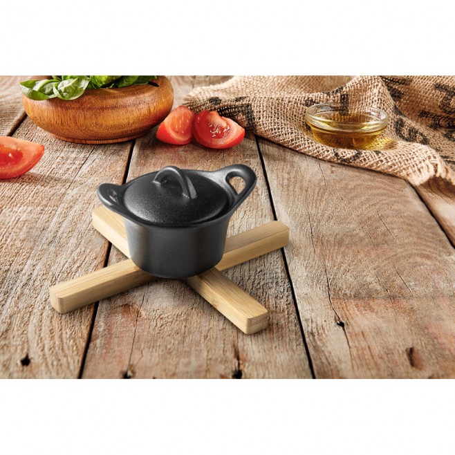 Descanso de Panela em Bambu Personalizado Descanso de Panela em Bambu Personalizado