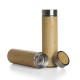 Garrafa Bambu Térmica 500ml com Infusor Promocional Garrafa Bambu Térmica 500ml com Infusor Promocional