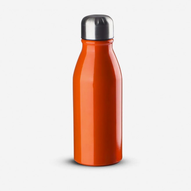 Garrafa de Alumínio 500ml Com Tampa de Inox Personalizada Garrafa de Alumínio 500ml Com Tampa de Inox Personalizada