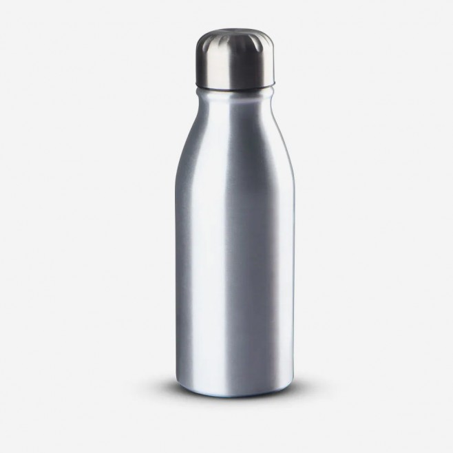 Garrafa de Alumínio 500ml Com Tampa de Inox Personalizada Garrafa de Alumínio 500ml Com Tampa de Inox Personalizada