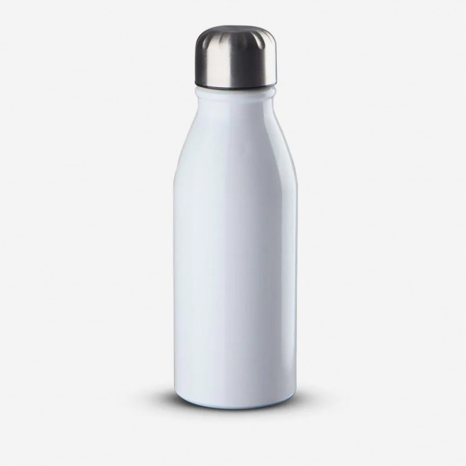Garrafa de Alumínio 500ml Com Tampa de Inox Personalizada Garrafa de Alumínio 500ml Com Tampa de Inox Personalizada