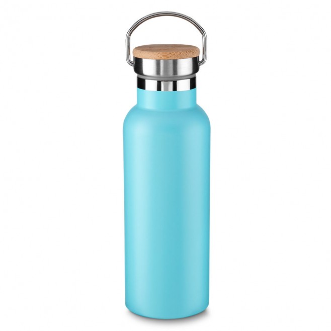 Garrafa Em Aço Inox Parede Dupla 500ml Personalizada Com Alça Garrafa Em Aço Inox Parede Dupla 500ml Personalizada Com Alça