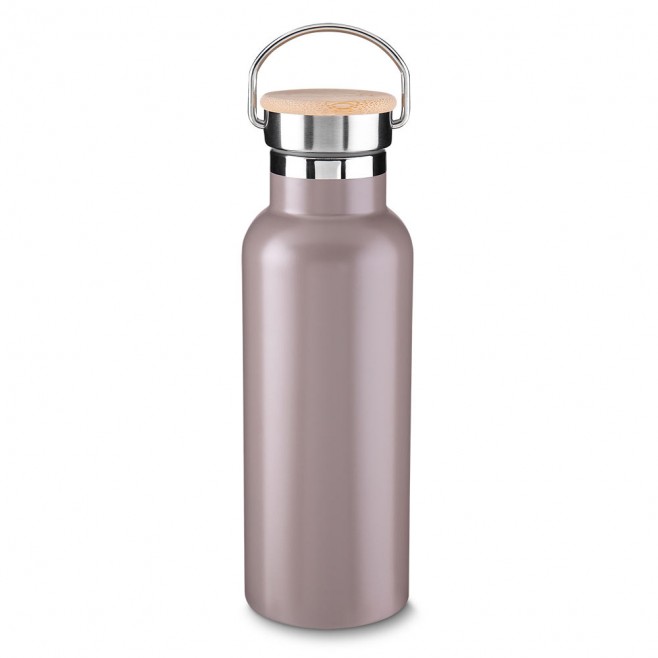 Garrafa Em Aço Inox Parede Dupla 500ml Personalizada Com Alça Garrafa Em Aço Inox Parede Dupla 500ml Personalizada Com Alça