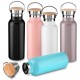 Garrafa Em Aço Inox Parede Dupla 500ml Personalizada Com Alça Garrafa Em Aço Inox Parede Dupla 500ml Personalizada Com Alça