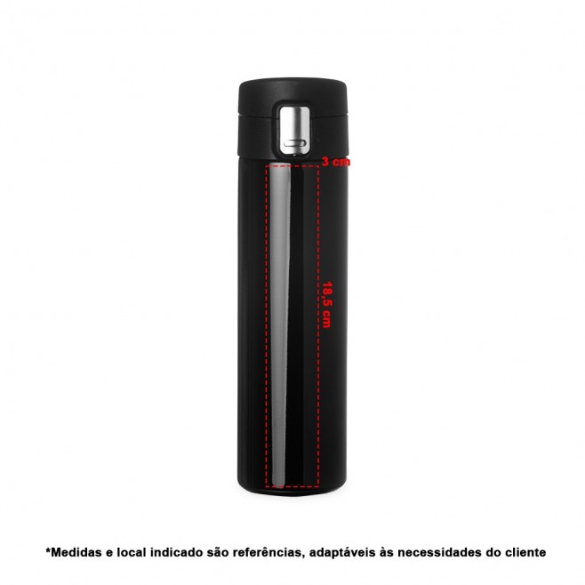 Garrafa Inox 400ml Personalizada com Logo Garrafa Inox 400ml Personalizada com Logo
