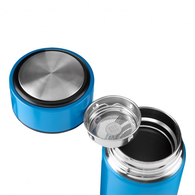Garrafa Inox 450 ml com Infusor Personalizada Garrafa Inox 450 ml com Infusor Personalizada