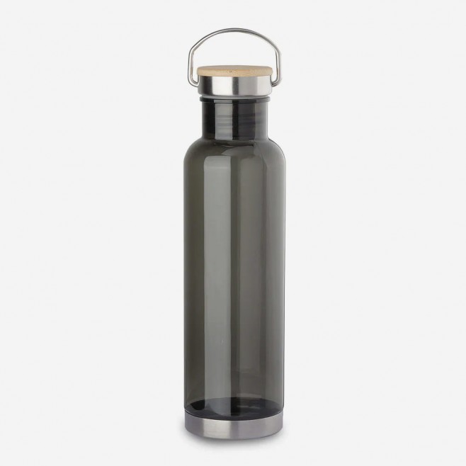 Garrafa Plástica Com Tampa e Base de Inox Personalizada Para Brinde Garrafa Plástica Com Tampa e Base de Inox Personalizada Para Brinde