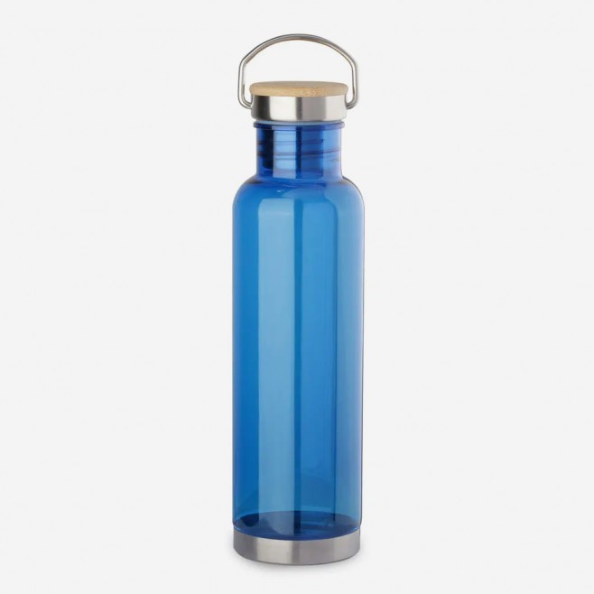 Garrafa Plástica Com Tampa e Base de Inox Personalizada Para Brinde Garrafa Plástica Com Tampa e Base de Inox Personalizada Para Brinde