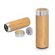 Garrafa Térmica Bambu e Aço Inox Personalizada Garrafa Térmica Bambu e Aço Inox Personalizada