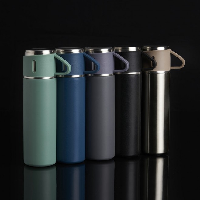 Garrafa Térmica de Inox 450ml Personalizada Com Logotipo da Empresa Garrafa Térmica de Inox 450ml Personalizada Com Logotipo da Empresa
