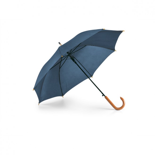 Guarda Chuva 100 cm Automático Com Cabo de Madeira Guarda Chuva 100 cm Automático Com Cabo de Madeira