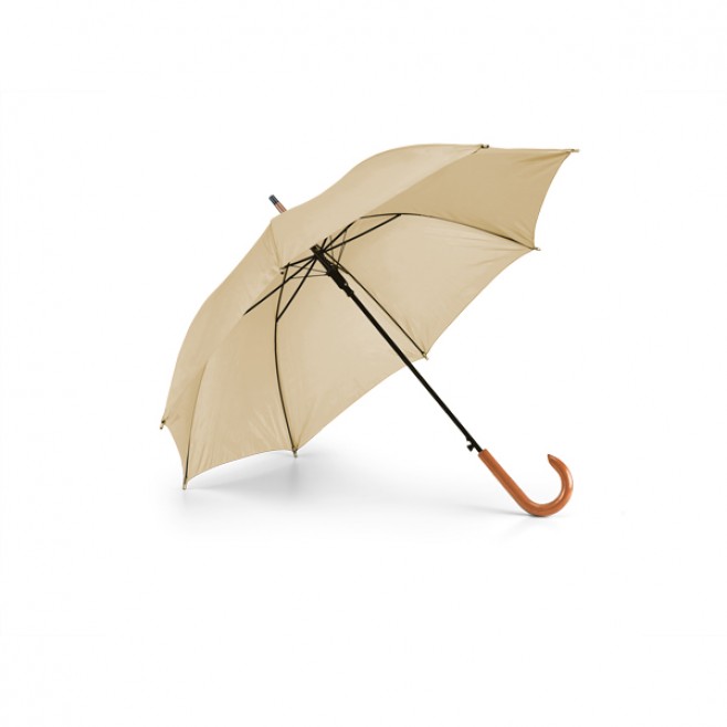 Guarda Chuva 100 cm Automático Com Cabo de Madeira Guarda Chuva 100 cm Automático Com Cabo de Madeira
