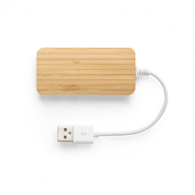 Hub em Bambu Personalizado Hub em Bambu Personalizado