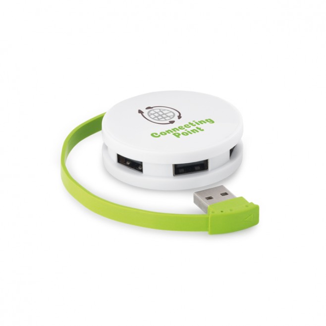 Hub USB 4 Portas Personalizado Hub USB 4 Portas Personalizado