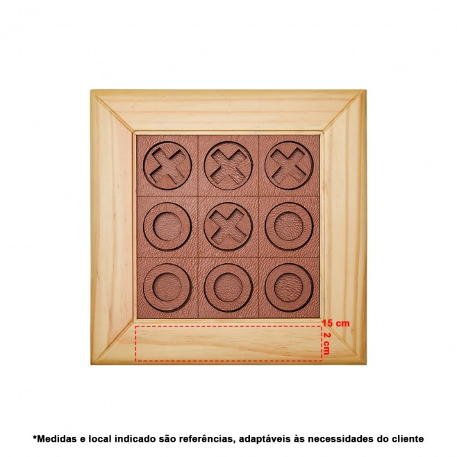 Jogo da Velha Premium Personalizado Jogo da Velha Premium Personalizado