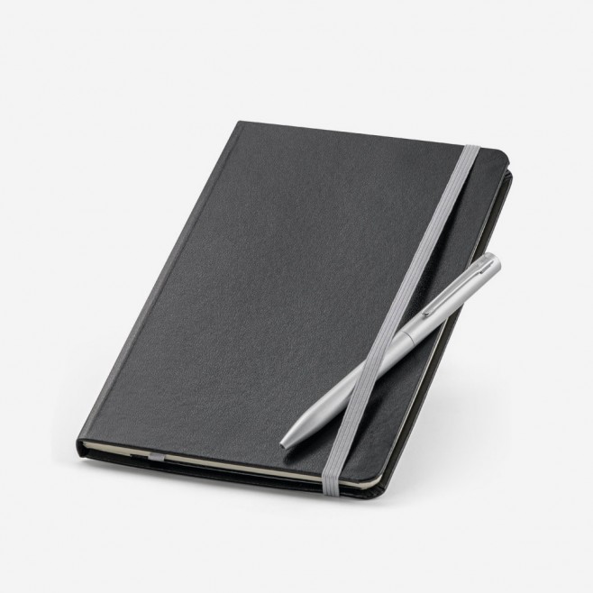 Kit Caderno A5 Com Caneta de Alumínio Personalizado Kit Caderno A5 Com Caneta de Alumínio Personalizado