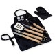 Kit Churrasco 8 Peças em Estojo Personalizado Kit Churrasco 8 Peças em Estojo Personalizado