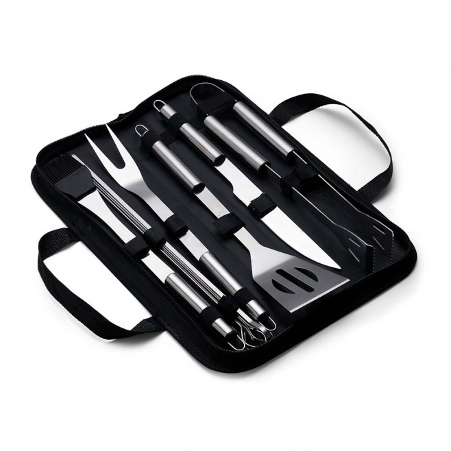 Kit Churrasco 9 Peças com Estojo Personalizado Kit Churrasco 9 Peças com Estojo Personalizado