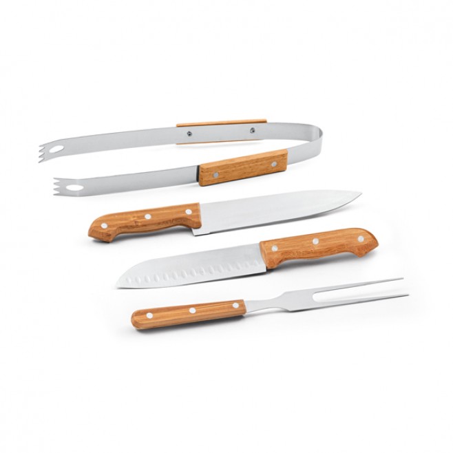 Kit Churrasco Com Pegador Personalizado Kit Churrasco Com Pegador Personalizado